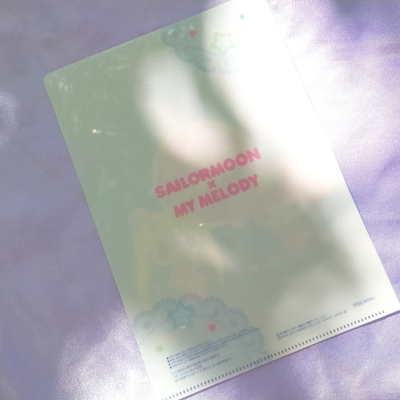 Sailor Moon & My Melody mini plastic file folder - Picture 2 of 2